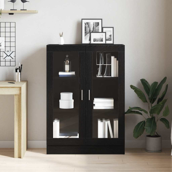 Librería de roble negro 82.5x30.5x115 cm Madera de ingeniería M 3