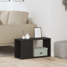 Mueble de TV de madera de roble negro 60x24x32 cm 3