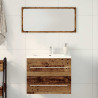 Mueble de baño para lavabo de madera antigua 60x38.5x48 cm 1