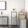 Mueble de baño con estantes gris Sonoma 36x35x95 cm 3