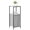 Mueble de baño con estantes gris Sonoma 36x35x95 cm 4