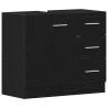 Mueble para lavabo de roble negro 63x30x54 cm 2
