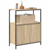 Mueble de baño con estantes roble Sonoma 76.5x35x95 cm 4