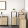 Mueble de baño con estantes roble Sonoma 36x35x95 cm 3