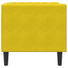 Sofá chesterfield veludo amarelo 5