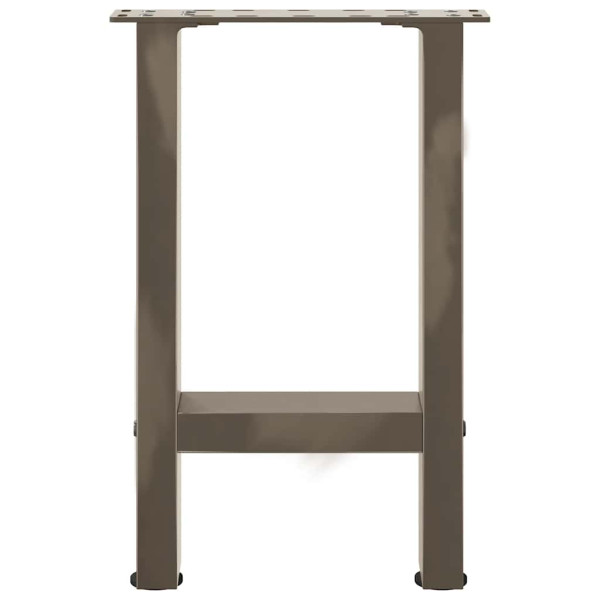 Pés para mesa de centro em aço natural. 2 peças. 28x(42-43) cm. aço M 5