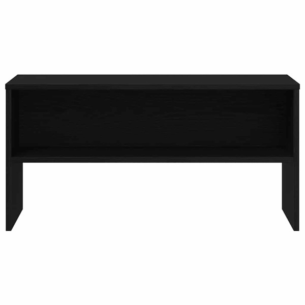 Mueble de TV madera de ingeniería roble negro 80x40x40 cm M 5