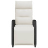 Silla de jardín reclinable con mesa auxiliar ratán negro 5