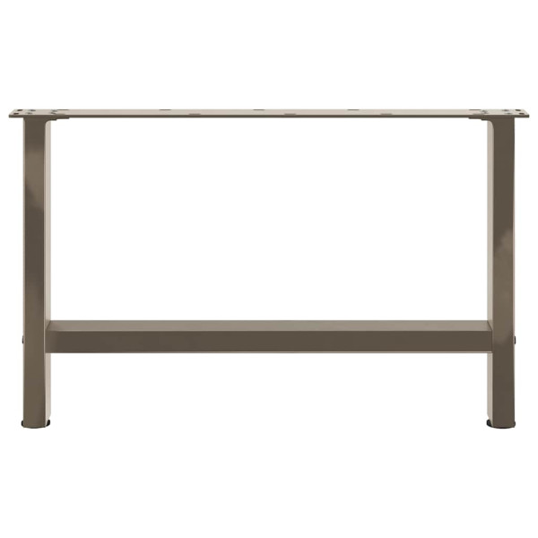 Pés para mesa de centro em aço natural. 2 peças. 70x (42-43) cm. aço M 5