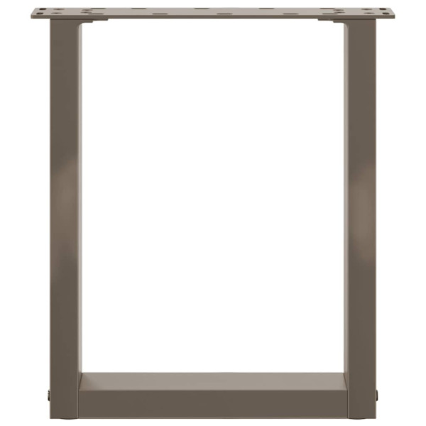 Patas para mesa de centro en forma de U 2 uds antracita acero M 5