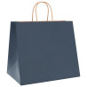Bolsas de papel kraft con asas 250 uds azul 32x22x28 cm 4