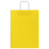 Sacos de papel 250 pcs com pegas Amarelo 26x12x35 cm 4