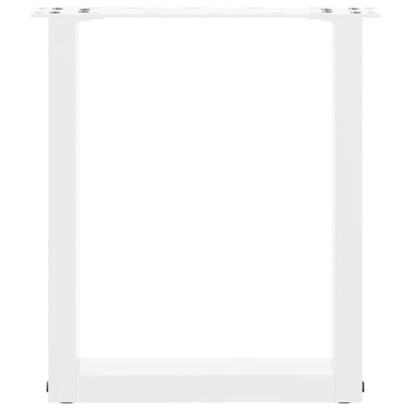 Pés para mesa de centro em formato de U. 2 peças. branco. 38x(42-43) cm. aço M 5