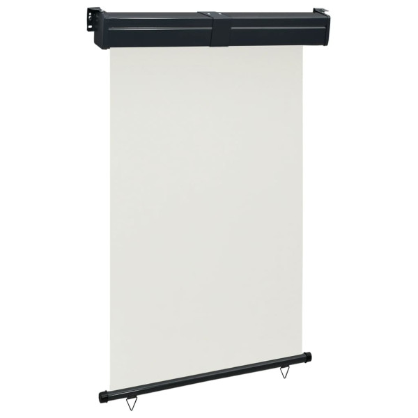 Toldo lateral de balcón color crema 125x250 cm D