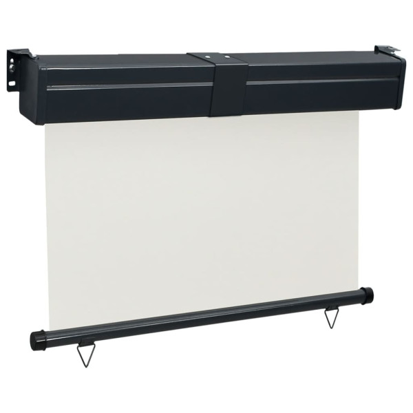 Toldo lateral para varanda 125x250 cm creme M 3