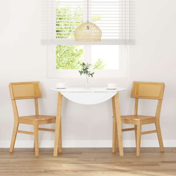 Cadeiras de jantar 2 pcs madeira de seringueira maciça M 3