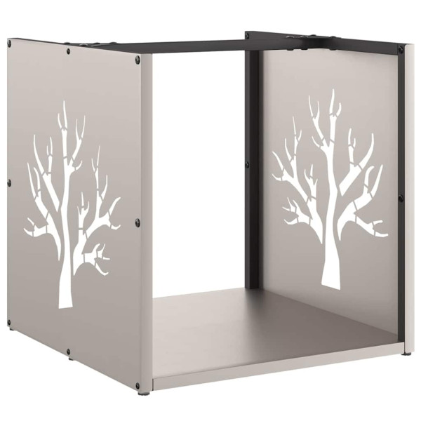 Rack Lenha 40x40x40 cm aço resistente às intempéries M 5