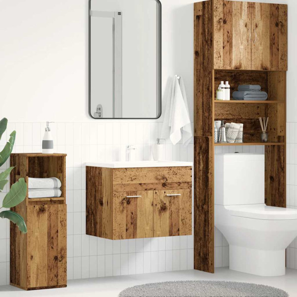 Mueble de baño para lavabo de madera antigua 60x38.5x46 cm D