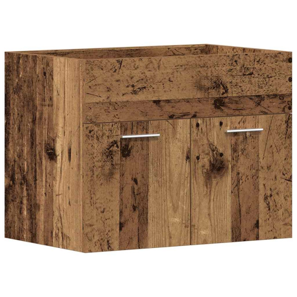 Mueble de baño para lavabo de madera antigua 60x38.5x46 cm M 2