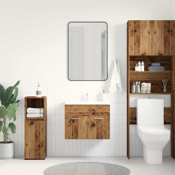 Mueble de baño para lavabo de madera antigua 60x38.5x46 cm M 3