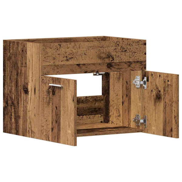 Mueble de baño para lavabo de madera antigua 60x38.5x46 cm M 5