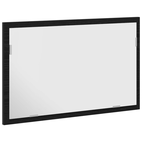 Espelho de banheiro com luzes LED carvalho preto 60x8,5x37 cm M 5