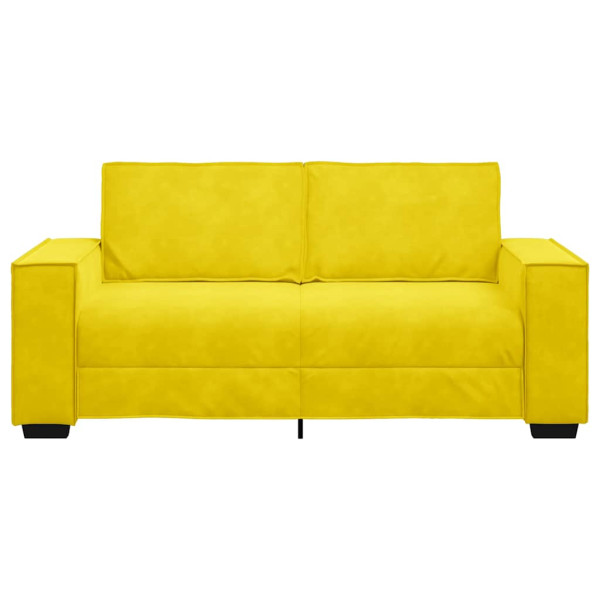 Veludo amarelo de 2 lugares 140 cm M 4