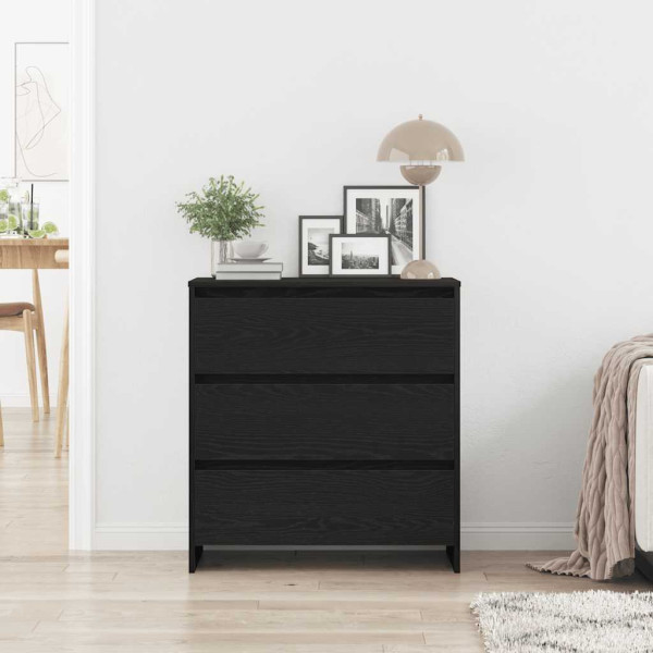 Candeeiro de madeira de carvalho preto 70x41x75 cm M 3