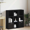 Librería de roble negro 98x29x97.5 cm Madera de ingeniería 1