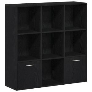 Librería de roble negro 98x29x97.5 cm Madera de ingeniería H
