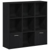 Librería de roble negro 98x29x97.5 cm Madera de ingeniería 2