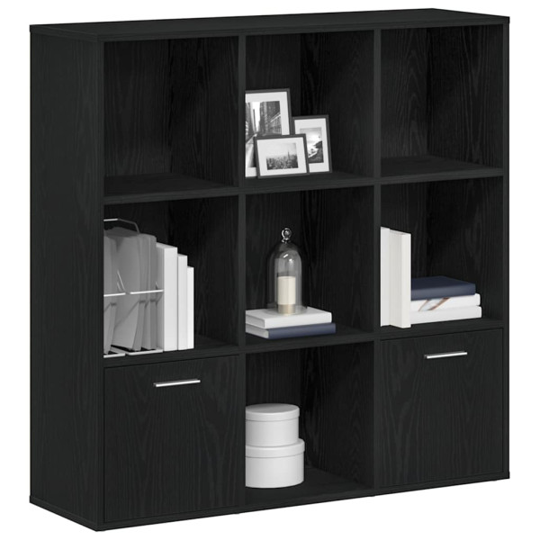 Librería de roble negro 98x29x97.5 cm Madera de ingeniería M 4
