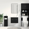 Mueble de baño para lavabo de roble negro 60x38.5x46 cm 3