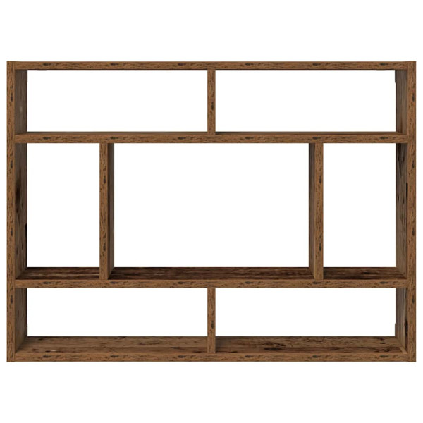 Estante de pared de madera vieja 75x16x55 cm Madera ingeniería M 5