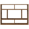 Estante de pared de madera vieja 75x16x55 cm Madera ingeniería 5
