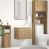 Mueble de lavabo de baño madera roble artisan 60x38.5x46 cm 1