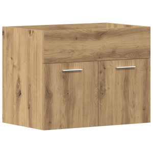 Mueble de lavabo de baño madera roble artisan 60x38.5x46 cm H