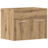 Mueble de lavabo de baño madera roble artisan 60x38.5x46 cm 2