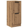 Aparador madera de ingeniería roble artisian 30x30x70 cm 2