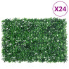   Vedação de arbusto artificial 24 pcs 40x60 cm verde 1