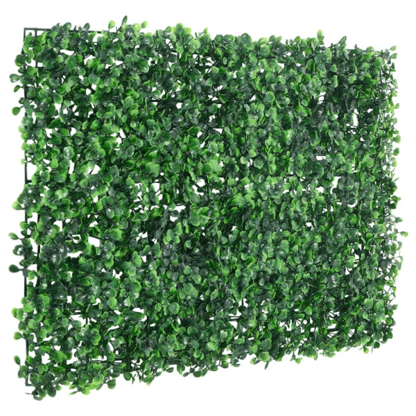   Valla de hojas de arbusto artificial 24 uds verde 40x60 cm M 3