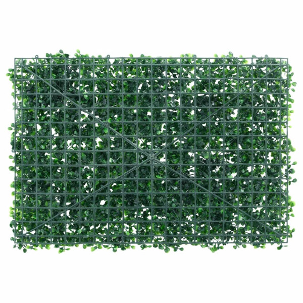   Vedação de arbusto artificial 24 pcs 40x60 cm verde M 4
