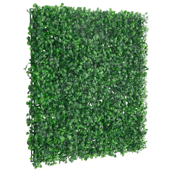 Valla de hojas de arbusto artificial 24 uds verde 50x50 cm M 3