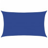 Toldo de vela rectangular HDPE azul 160 g/m² 5x8 m 2
