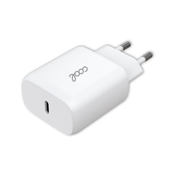 Carregador Vermelho Universal Fast Adapt. (PD) Tipo-C COOL (25W) Branco M 7
