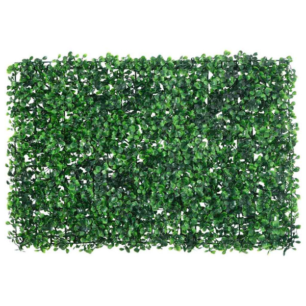   Vedação de arbusto artificial 6 pcs 40x60 cm verde M 2