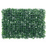   Valla de hojas de arbusto artificial 6 uds verde 40x60 cm 4