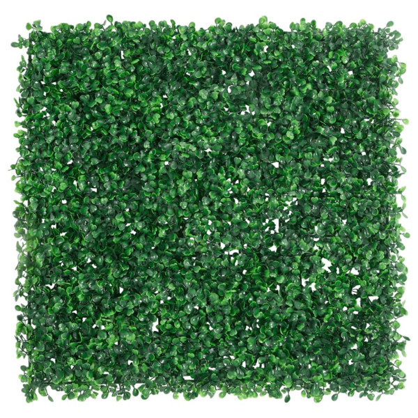 Vedação de arbusto artificial 6 pcs 50x50 cm verde M 2