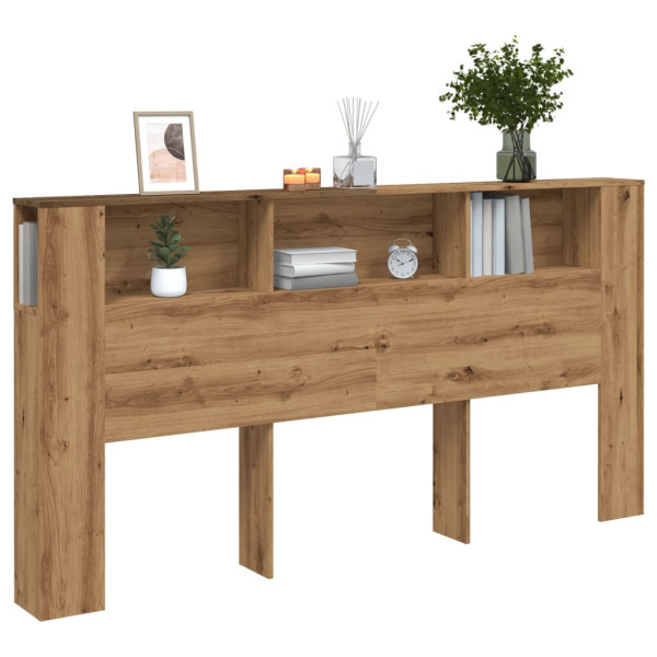 Cabecero armario madera roble artisian 200x18.5x102.5 cm D