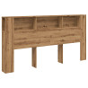 Cabecero armario madera roble artisian 200x18.5x102.5 cm 2